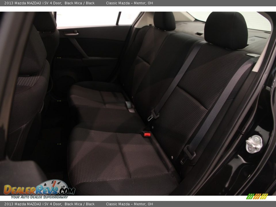 2013 Mazda MAZDA3 i SV 4 Door Black Mica / Black Photo #13