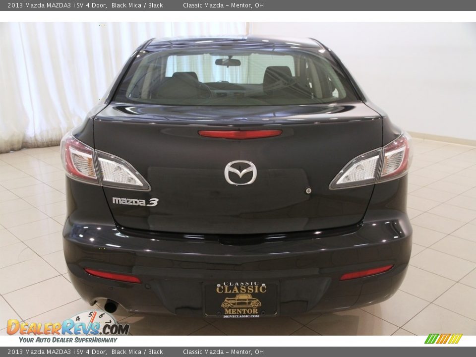 2013 Mazda MAZDA3 i SV 4 Door Black Mica / Black Photo #14