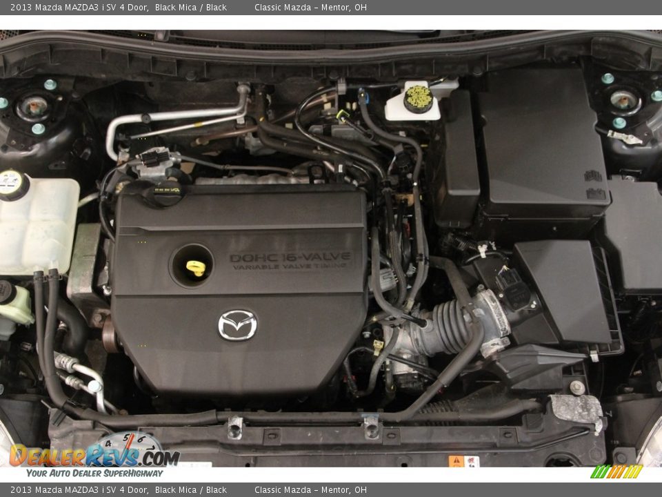 2013 Mazda MAZDA3 i SV 4 Door Black Mica / Black Photo #15