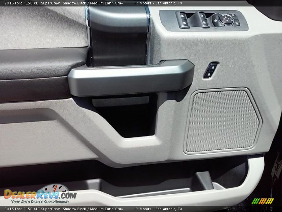 2016 Ford F150 XLT SuperCrew Shadow Black / Medium Earth Gray Photo #21