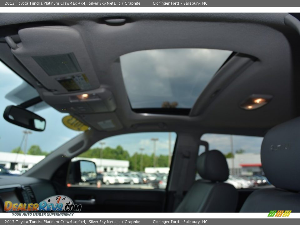 2013 Toyota Tundra Platinum CrewMax 4x4 Silver Sky Metallic / Graphite Photo #9
