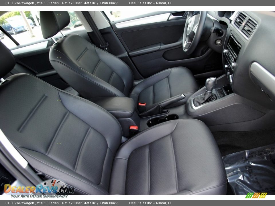2013 Volkswagen Jetta SE Sedan Reflex Silver Metallic / Titan Black Photo #18