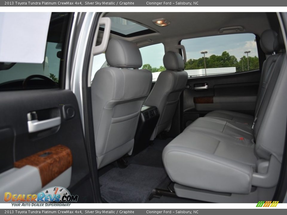 2013 Toyota Tundra Platinum CrewMax 4x4 Silver Sky Metallic / Graphite Photo #12