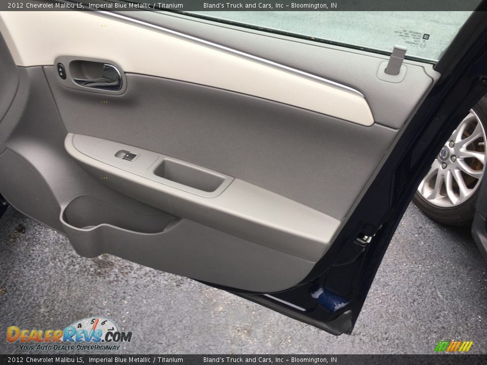 2012 Chevrolet Malibu LS Imperial Blue Metallic / Titanium Photo #12