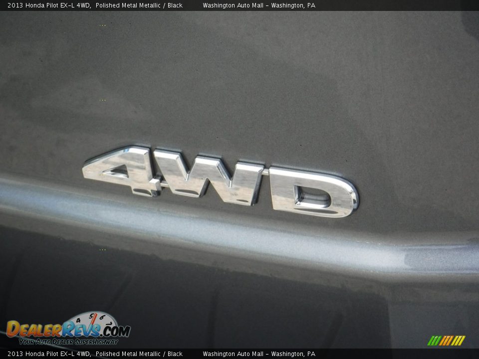 2013 Honda Pilot EX-L 4WD Polished Metal Metallic / Black Photo #10