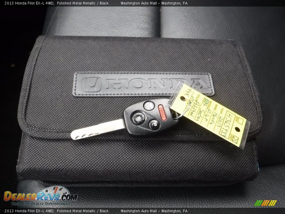 2013 Honda Pilot EX-L 4WD Polished Metal Metallic / Black Photo #25