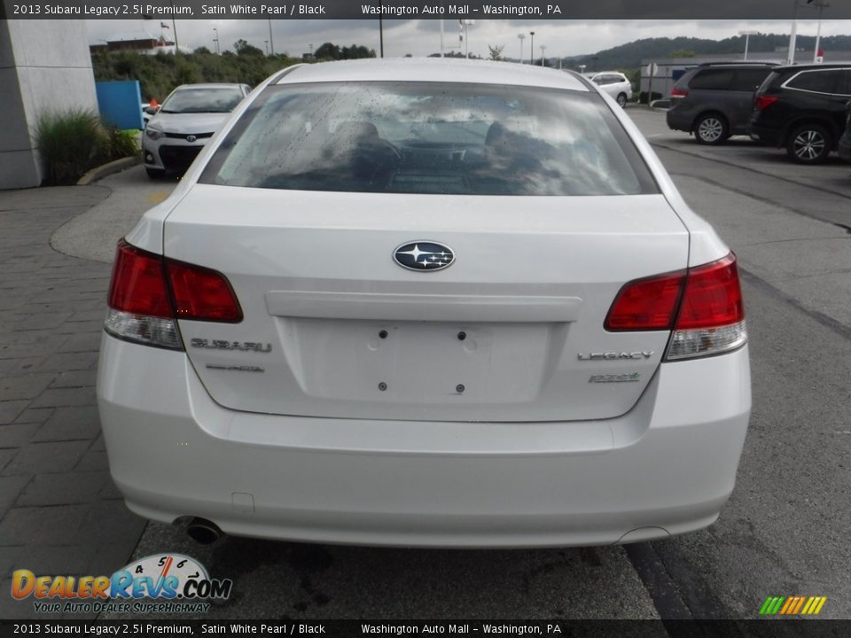 2013 Subaru Legacy 2.5i Premium Satin White Pearl / Black Photo #8
