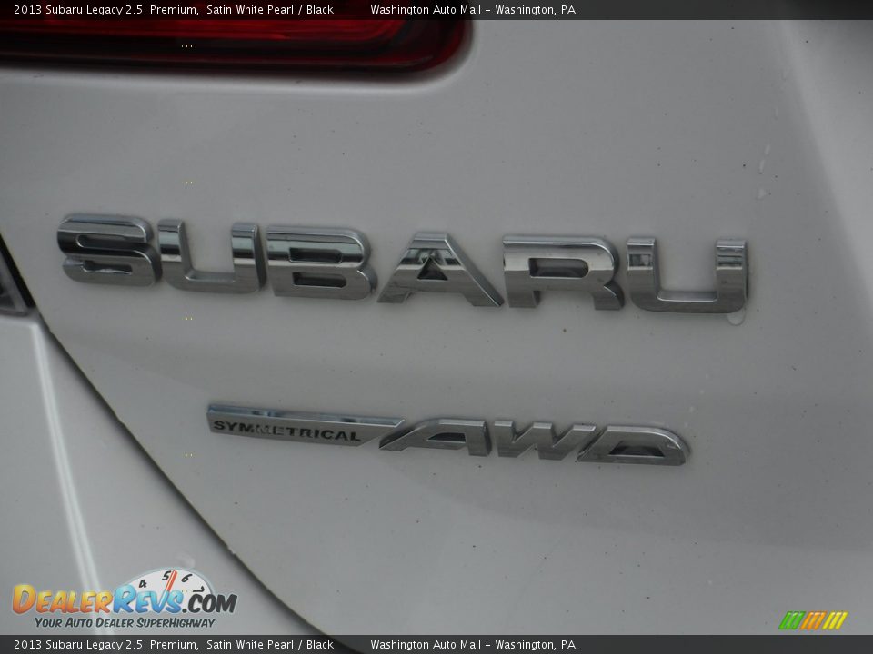 2013 Subaru Legacy 2.5i Premium Satin White Pearl / Black Photo #9
