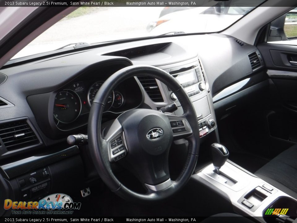 2013 Subaru Legacy 2.5i Premium Satin White Pearl / Black Photo #11