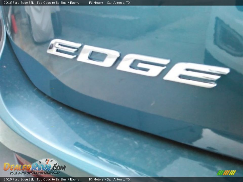 2016 Ford Edge SEL Too Good to Be Blue / Ebony Photo #31