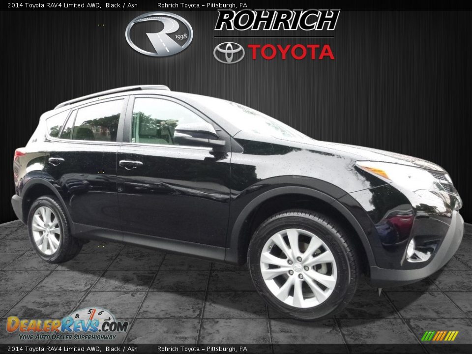 2014 Toyota RAV4 Limited AWD Black / Ash Photo #1