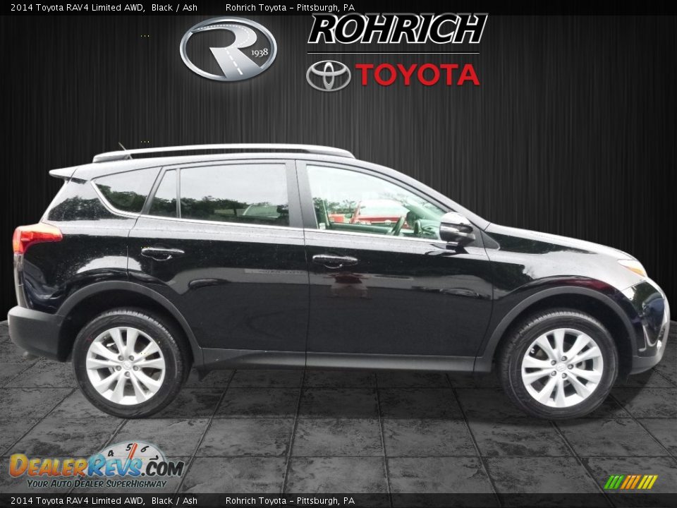 2014 Toyota RAV4 Limited AWD Black / Ash Photo #2