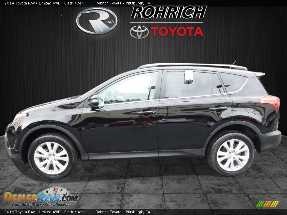 2014 Toyota RAV4 Limited AWD Black / Ash Photo #4