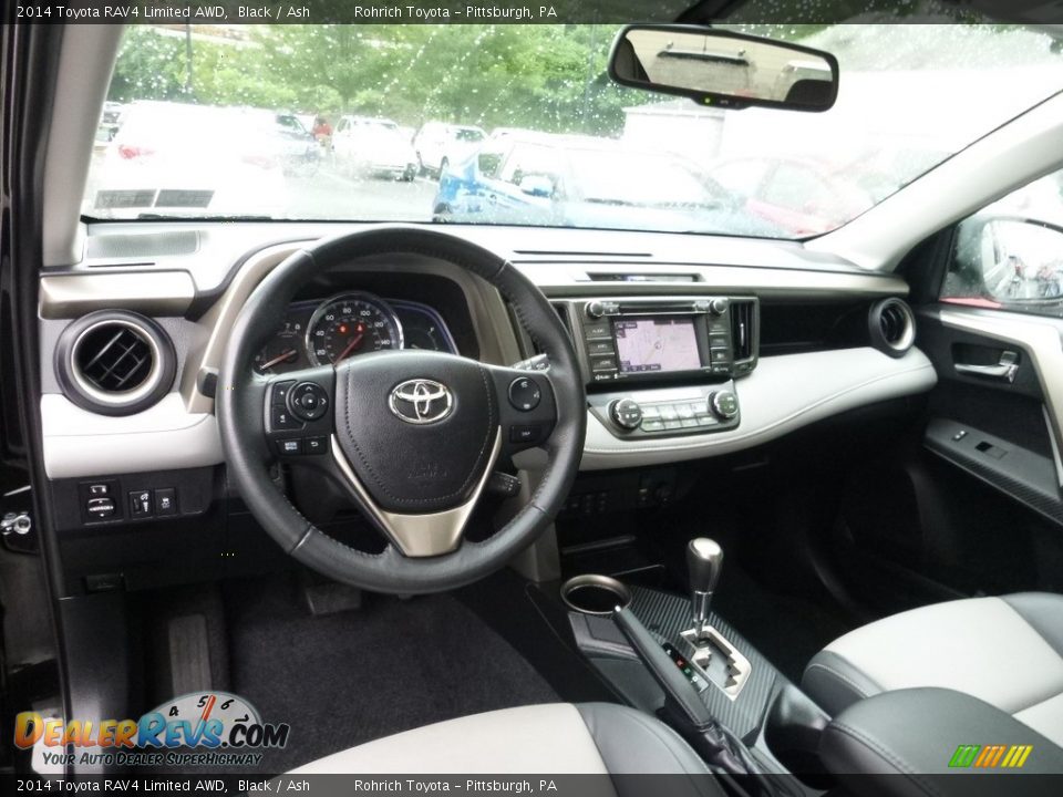 2014 Toyota RAV4 Limited AWD Black / Ash Photo #7