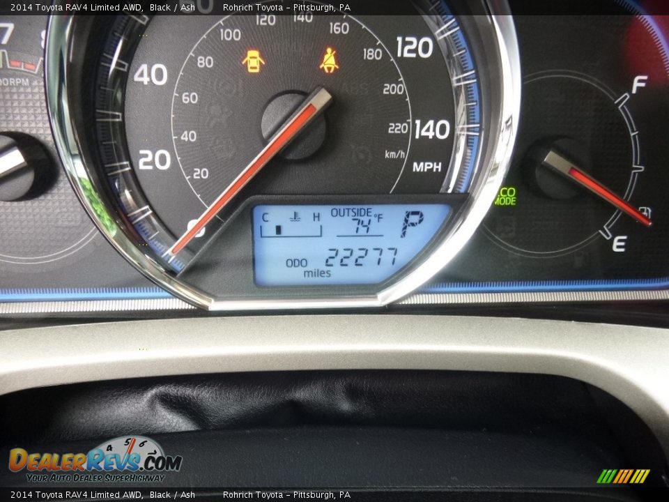 2014 Toyota RAV4 Limited AWD Black / Ash Photo #9