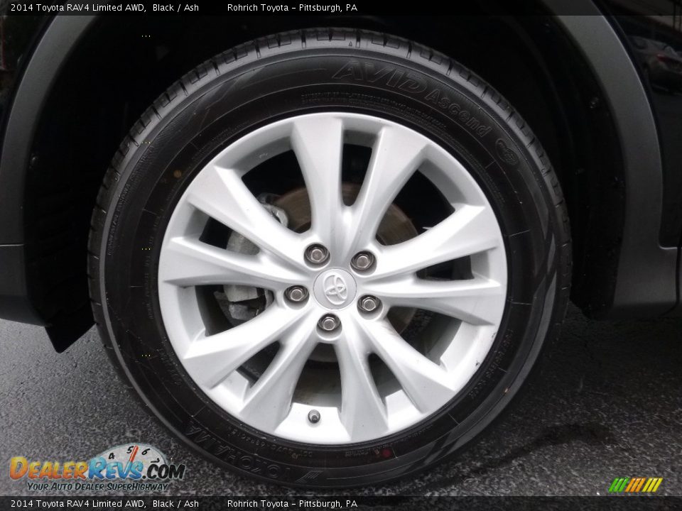2014 Toyota RAV4 Limited AWD Black / Ash Photo #15