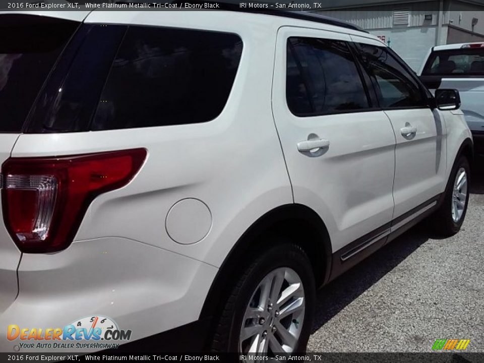 2016 Ford Explorer XLT White Platinum Metallic Tri-Coat / Ebony Black Photo #5
