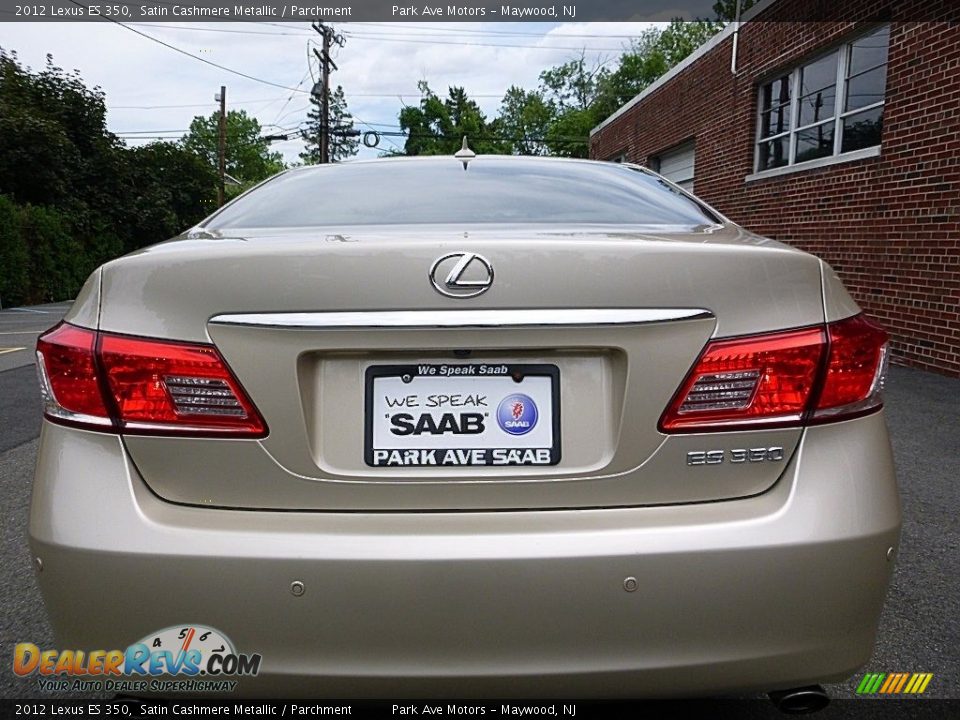 2012 Lexus ES 350 Satin Cashmere Metallic / Parchment Photo #4