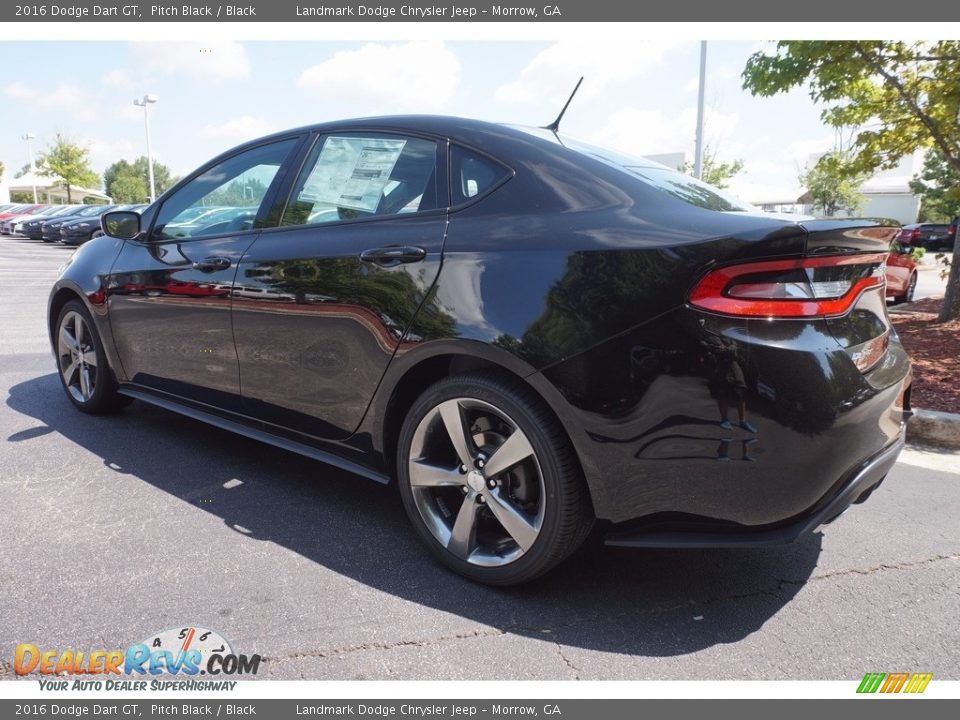 2016 Dodge Dart GT Pitch Black / Black Photo #2