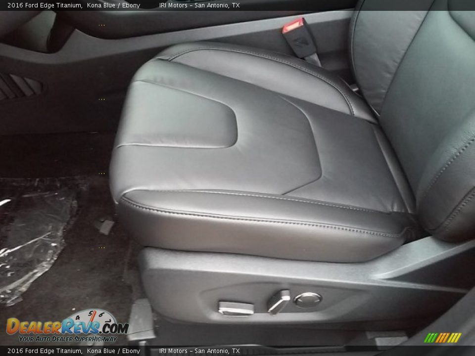 2016 Ford Edge Titanium Kona Blue / Ebony Photo #7