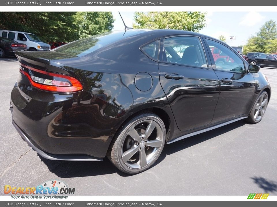 2016 Dodge Dart GT Pitch Black / Black Photo #3