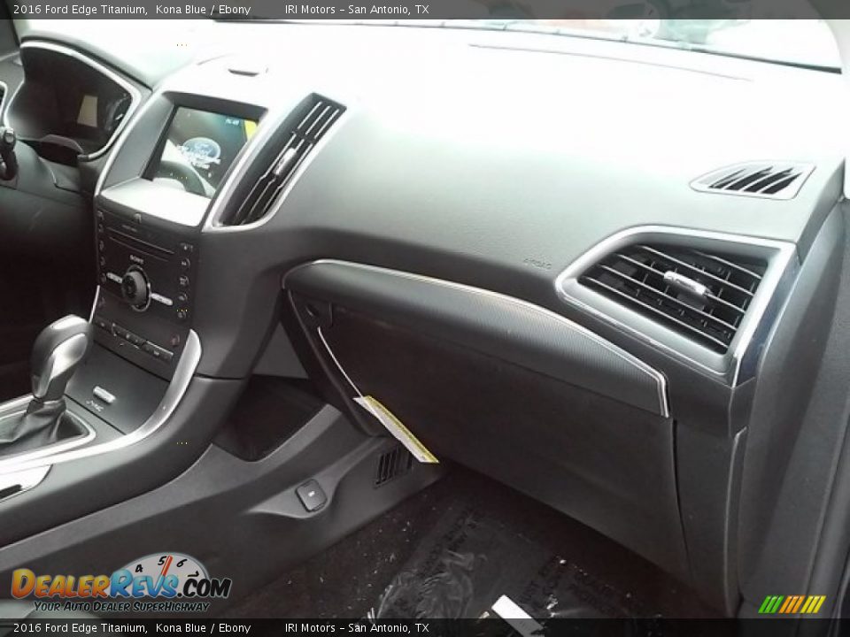 2016 Ford Edge Titanium Kona Blue / Ebony Photo #10