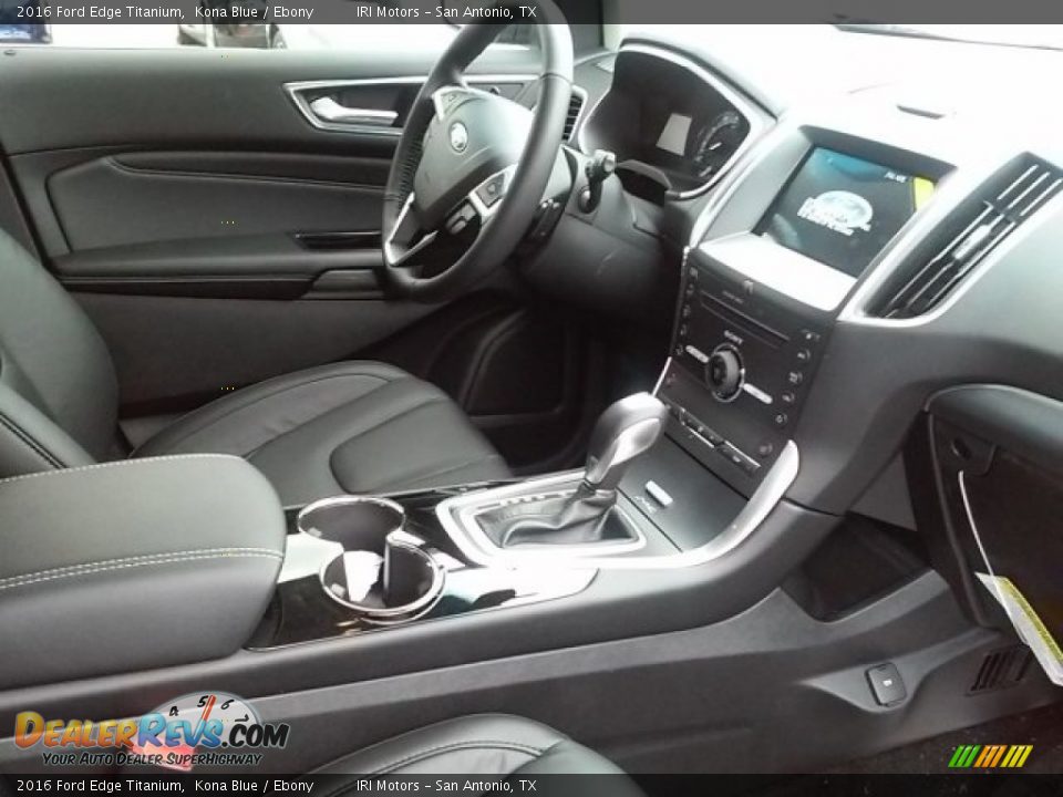 2016 Ford Edge Titanium Kona Blue / Ebony Photo #11