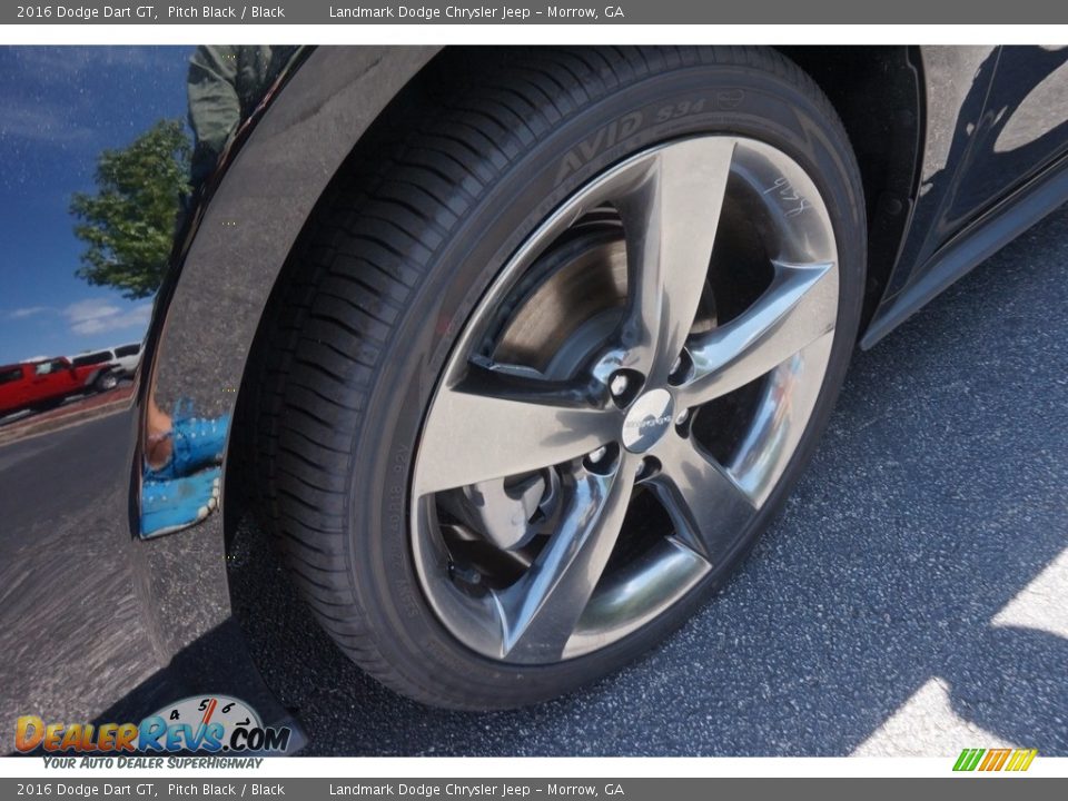 2016 Dodge Dart GT Pitch Black / Black Photo #5