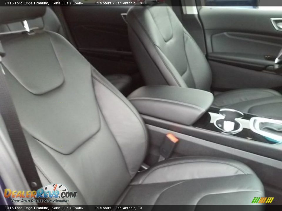 2016 Ford Edge Titanium Kona Blue / Ebony Photo #12