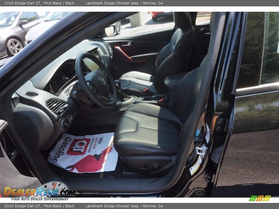 2016 Dodge Dart GT Pitch Black / Black Photo #6