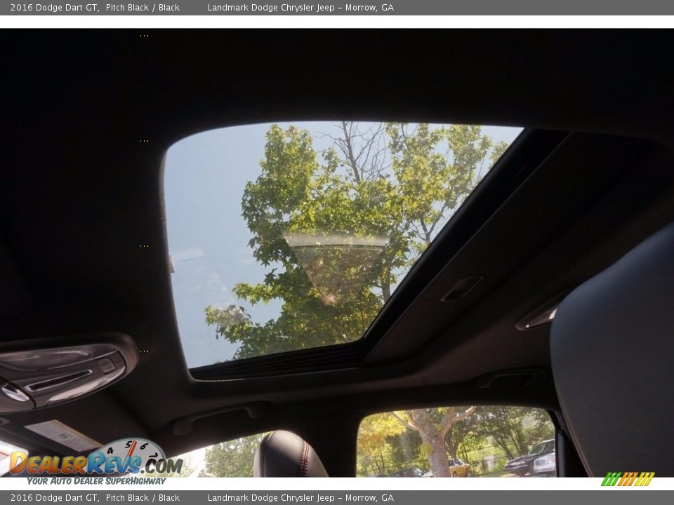 2016 Dodge Dart GT Pitch Black / Black Photo #8