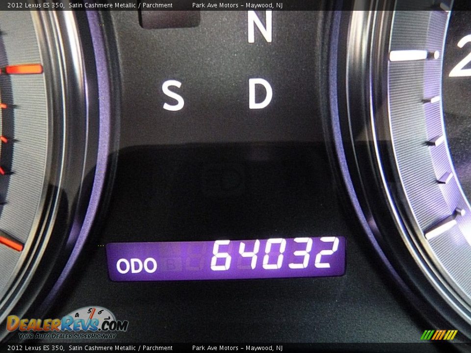 2012 Lexus ES 350 Satin Cashmere Metallic / Parchment Photo #26
