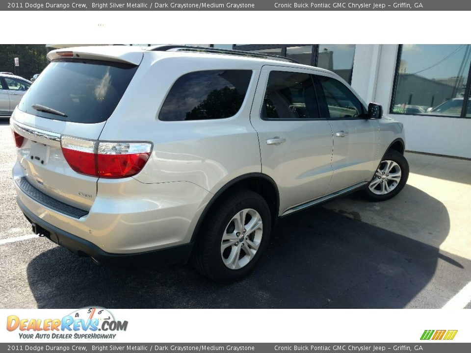 2011 Dodge Durango Crew Bright Silver Metallic / Dark Graystone/Medium Graystone Photo #2