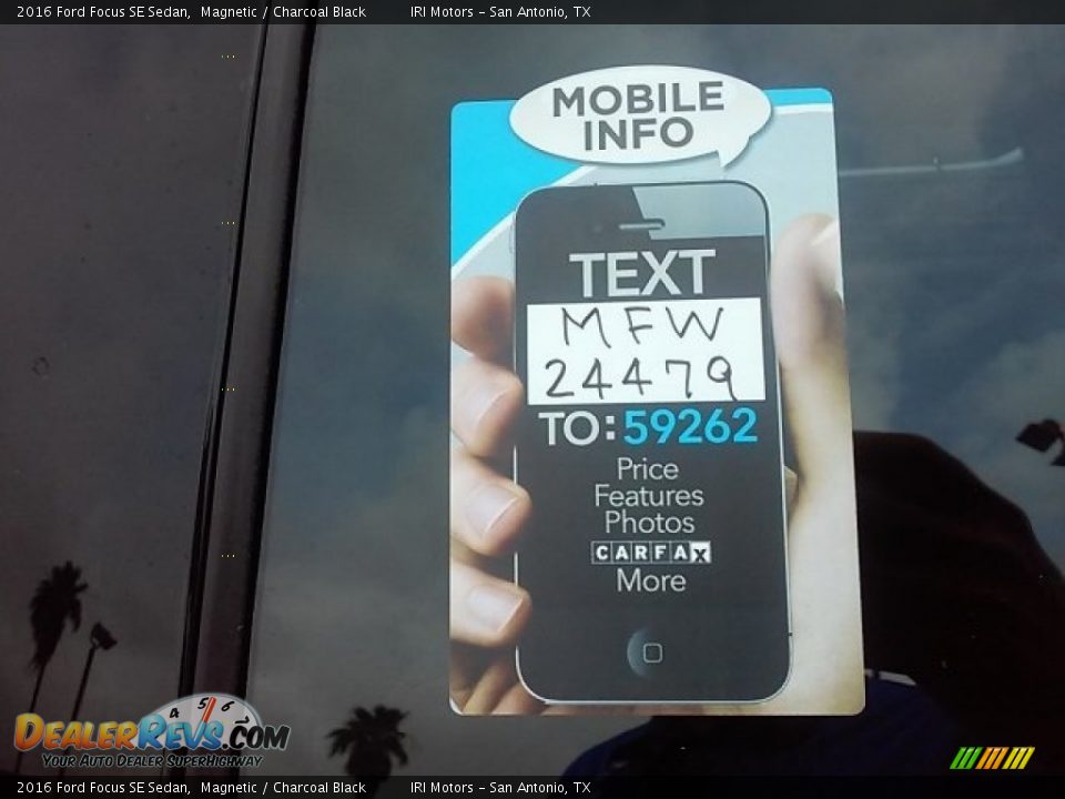 Dealer Info of 2016 Ford Focus SE Sedan Photo #2