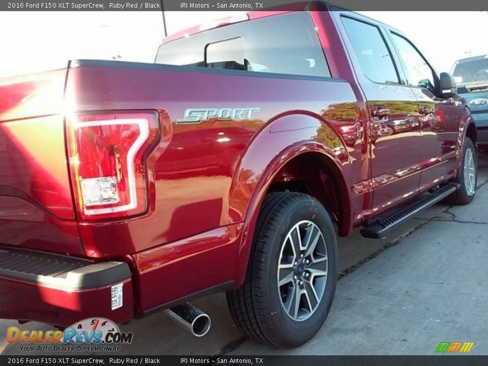 2016 Ford F150 XLT SuperCrew Ruby Red / Black Photo #4