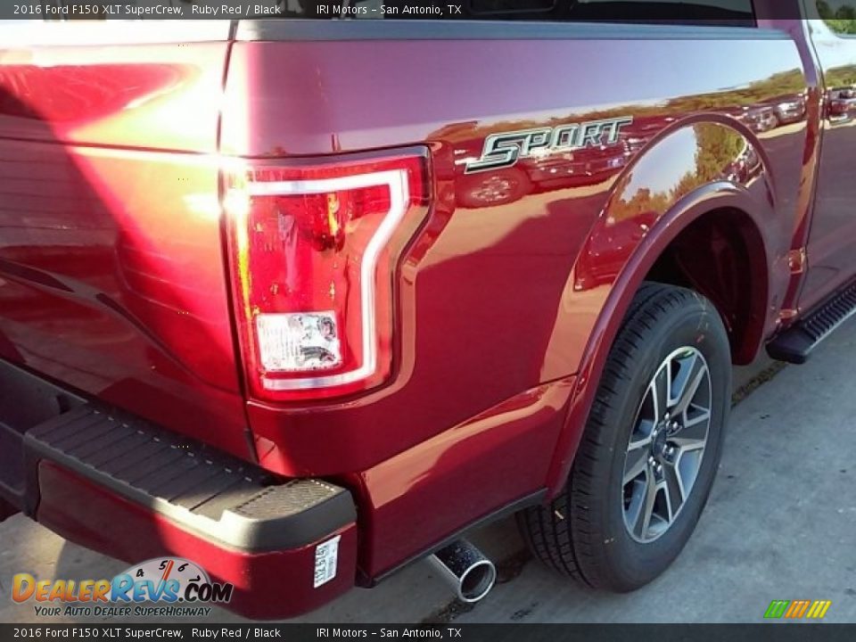 2016 Ford F150 XLT SuperCrew Ruby Red / Black Photo #5