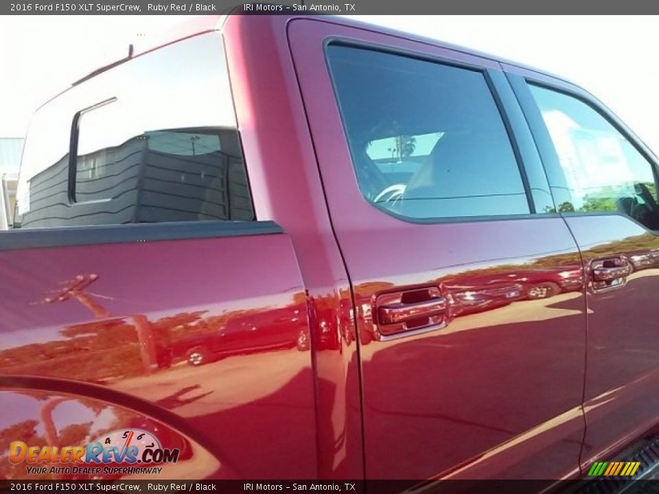 2016 Ford F150 XLT SuperCrew Ruby Red / Black Photo #7