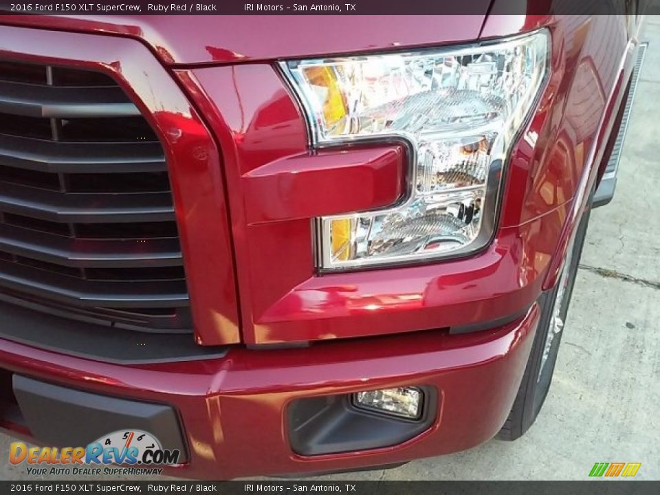 2016 Ford F150 XLT SuperCrew Ruby Red / Black Photo #10