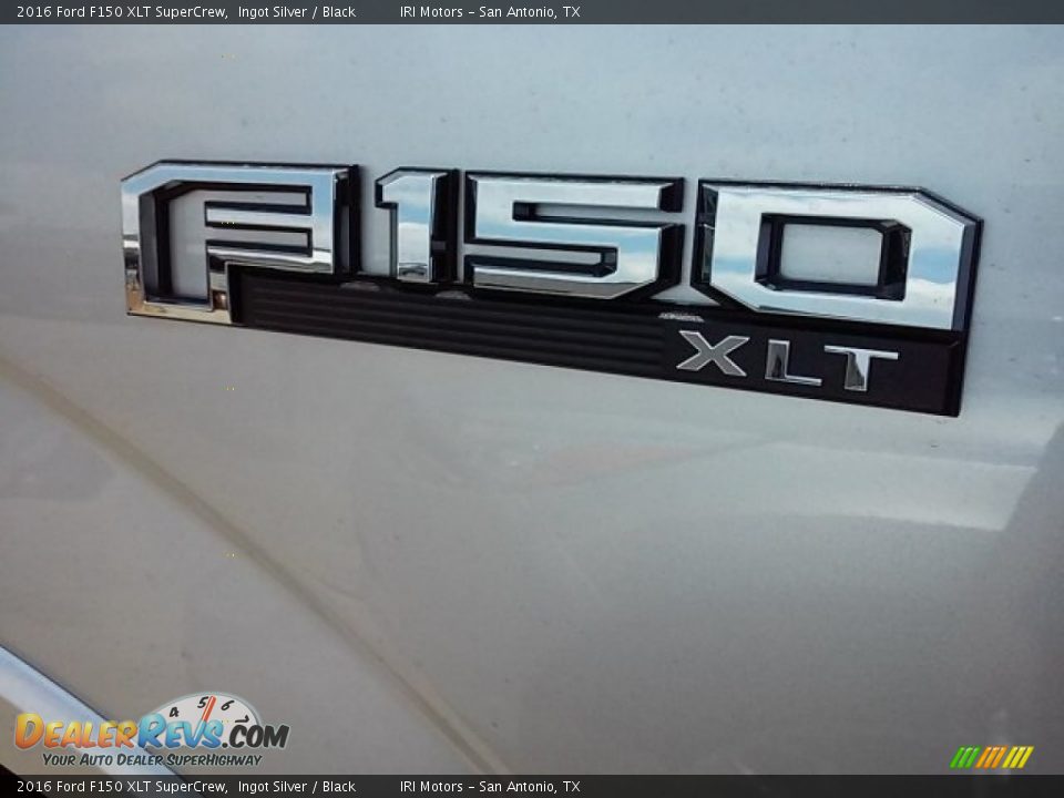 2016 Ford F150 XLT SuperCrew Ingot Silver / Black Photo #4