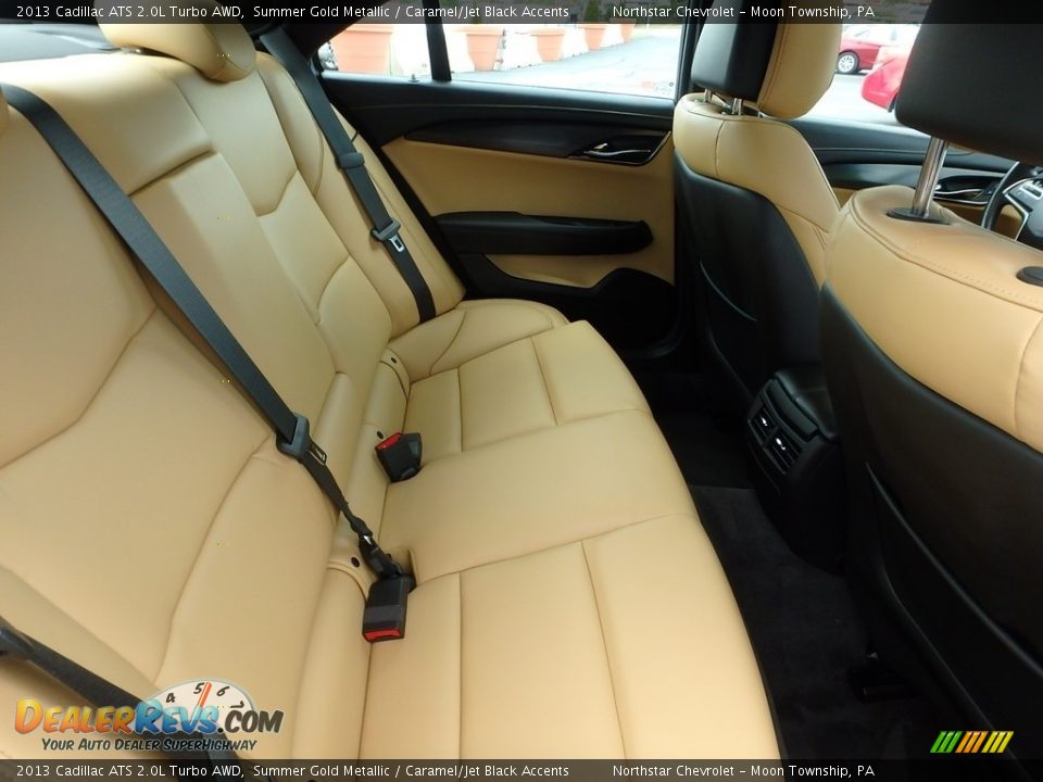 2013 Cadillac ATS 2.0L Turbo AWD Summer Gold Metallic / Caramel/Jet Black Accents Photo #18