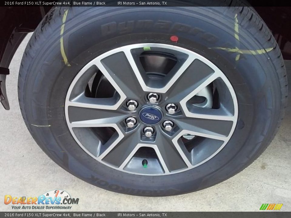 2016 Ford F150 XLT SuperCrew 4x4 Blue Flame / Black Photo #6