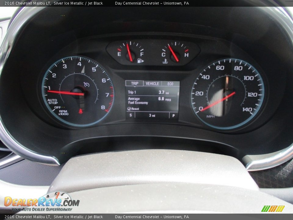 2016 Chevrolet Malibu LT Silver Ice Metallic / Jet Black Photo #20