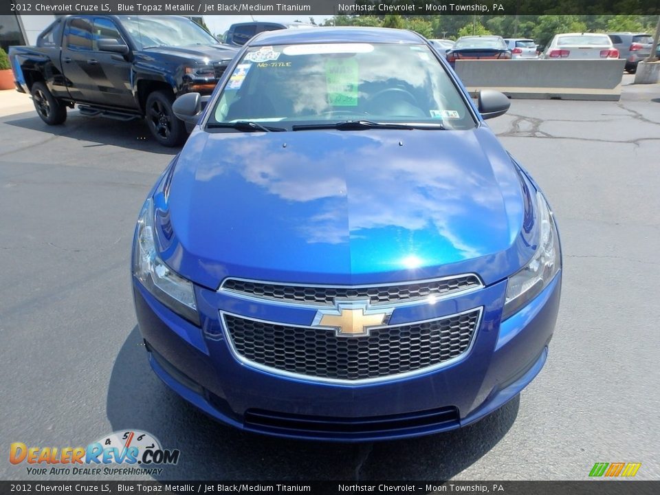 2012 Chevrolet Cruze LS Blue Topaz Metallic / Jet Black/Medium Titanium Photo #12
