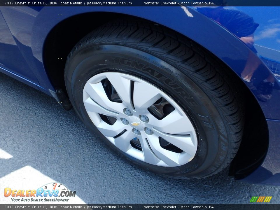 2012 Chevrolet Cruze LS Blue Topaz Metallic / Jet Black/Medium Titanium Photo #13