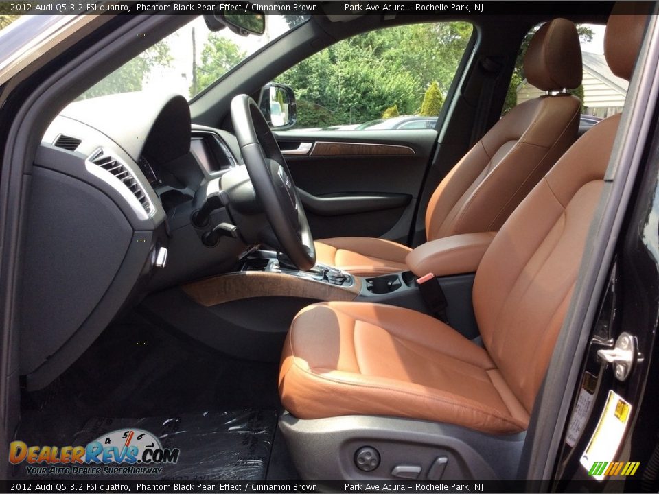 2012 Audi Q5 3.2 FSI quattro Phantom Black Pearl Effect / Cinnamon Brown Photo #12