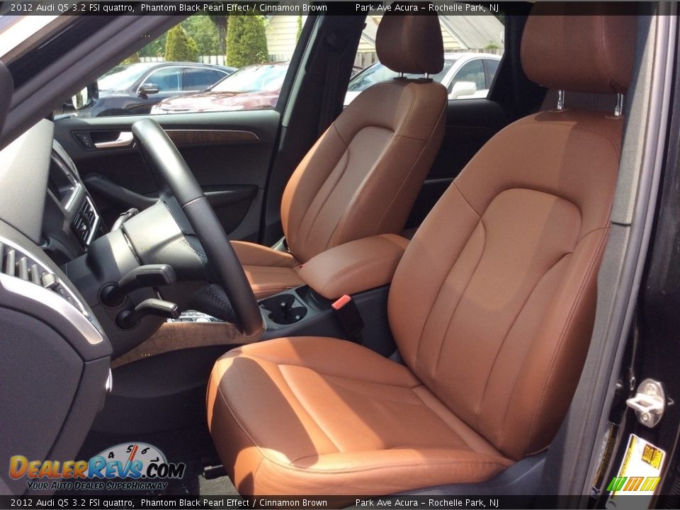 2012 Audi Q5 3.2 FSI quattro Phantom Black Pearl Effect / Cinnamon Brown Photo #13