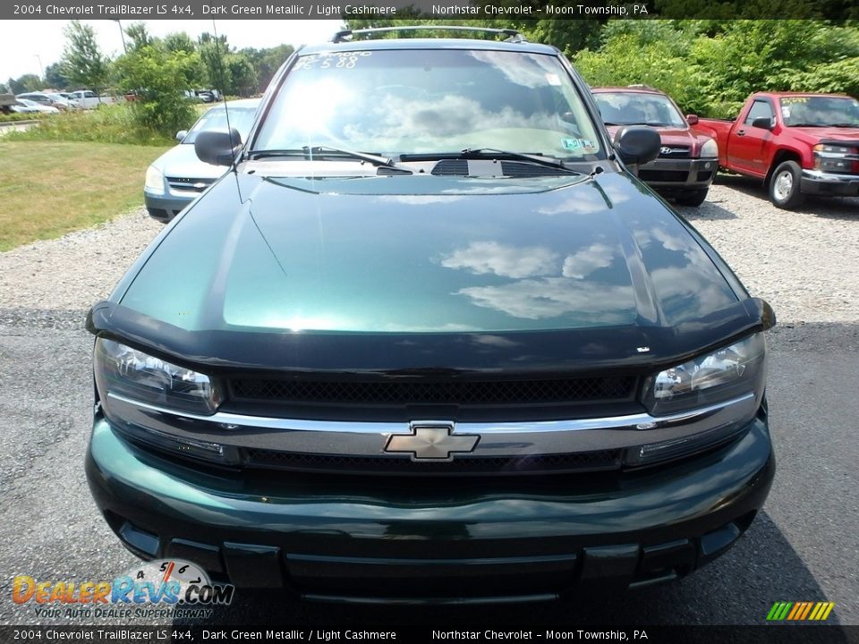 2004 Chevrolet TrailBlazer LS 4x4 Dark Green Metallic / Light Cashmere Photo #6