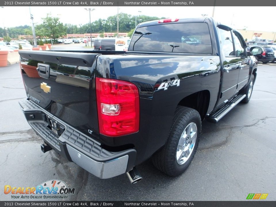 2013 Chevrolet Silverado 1500 LT Crew Cab 4x4 Black / Ebony Photo #7