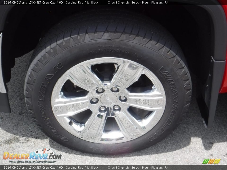 2016 GMC Sierra 1500 SLT Crew Cab 4WD Cardinal Red / Jet Black Photo #4
