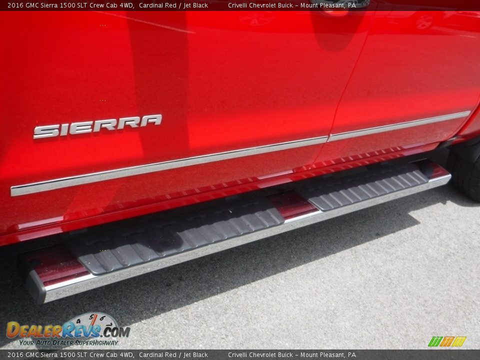 2016 GMC Sierra 1500 SLT Crew Cab 4WD Cardinal Red / Jet Black Photo #5